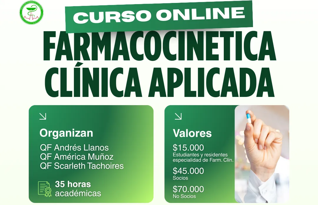 CURSO DE FARMACOCINÉTICA CLÍNICA APLICADA, TERCERA VERSIÓN