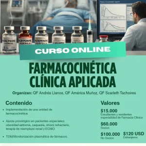 CURSO DE FARMACOCINÉTICA CLÍNICA APLICADA, TERCERA VERSIÓN