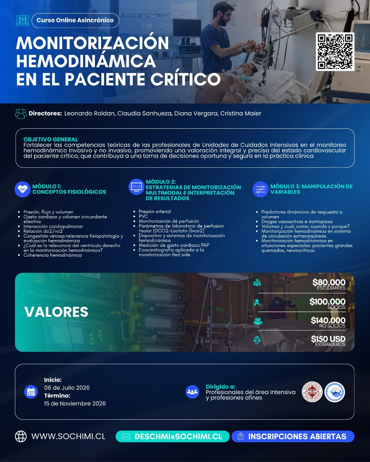 Curso Monitorización hemodinámica en el paciente crítico